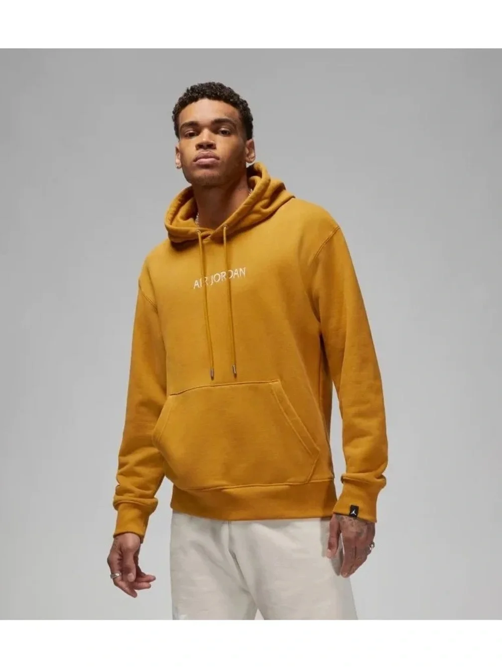 Jordan Men's Ochre Logo Pullover Hoodie
